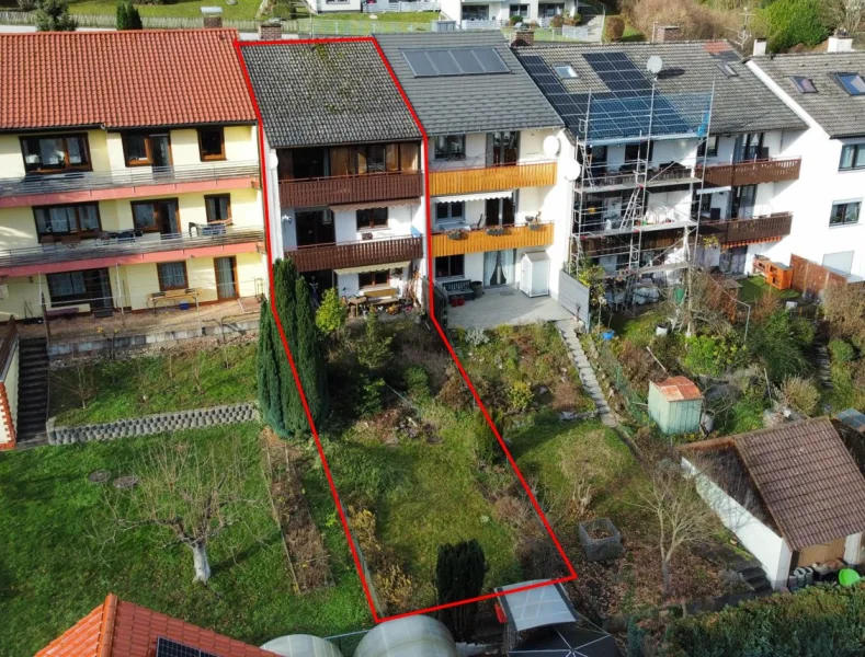  - Haus kaufen in Wolfach - Neuer Preis!!! - Reihenmittelhaus mit toller Aussicht und Garten