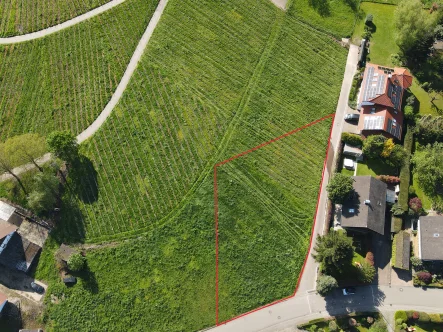 Drohnen Aufnahme - Grundstück kaufen in Durbach - Großes Baugrundstück in beliebter Lage von Durbach wartet auf seine neuen Besitzer!