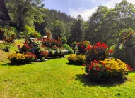 Sommerbepflanzung im Park unterhalb des Jagdhauses