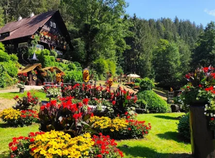  - Haus kaufen in Bad Rippoldsau - Historisches Jagd- und Forsthaus im Stile eines Schwarzwaldhofes, mit großem Park direkt am Hochwald