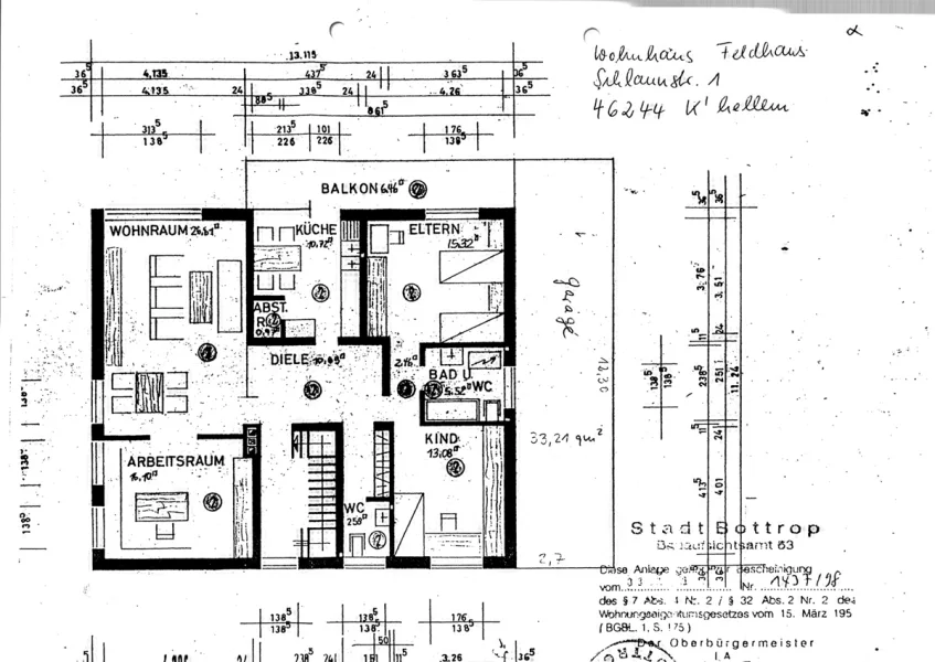 Grundriss Obergeschoss