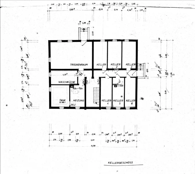 Grundriss Kellergeschoss