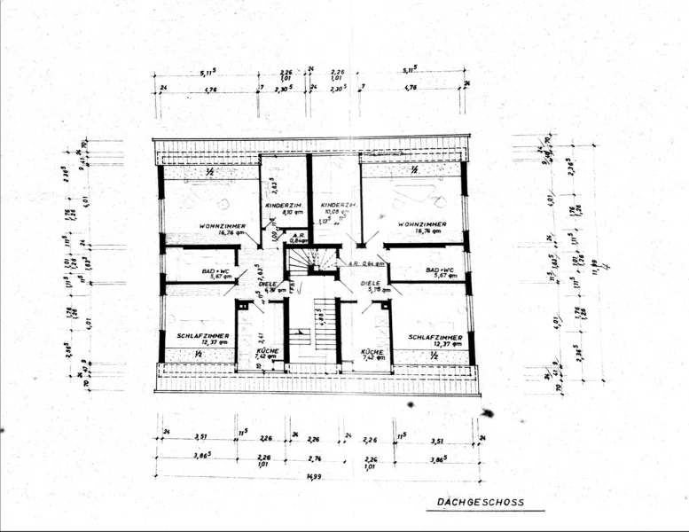 Grundriss Dachgeschoss