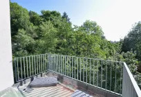 Balkon mit Blick ins Grüne