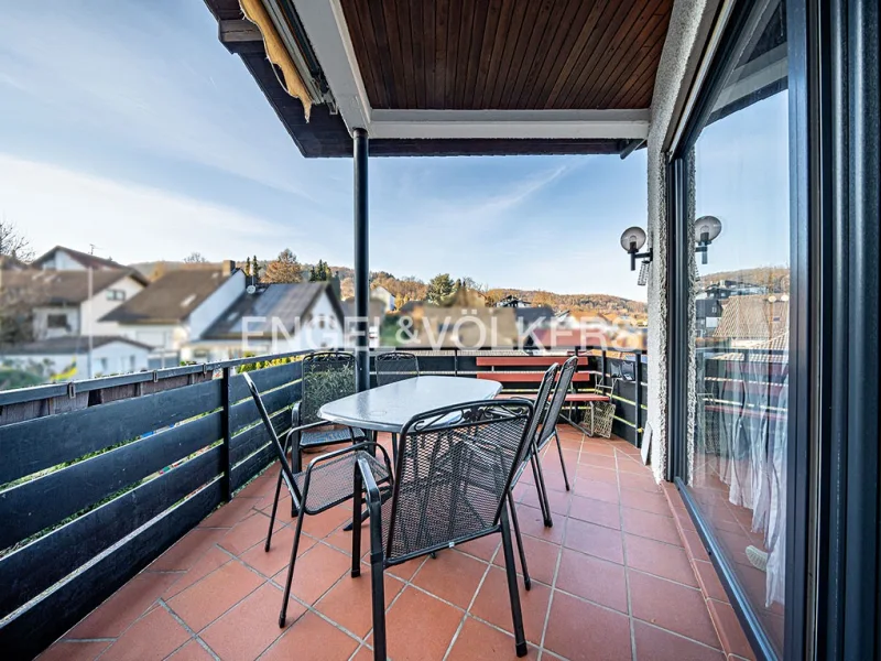 Balkon zum Wohnzimmer