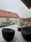 Balkon mit Blick ins Grüne