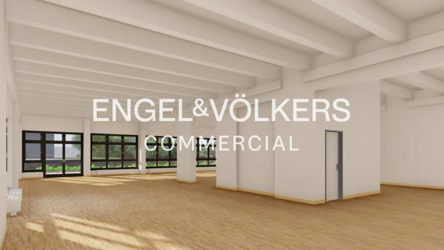 Visualisierung - Büro/Praxis mieten in Hannover - Exklusive Bürolofts mit Blick aufs Wasser