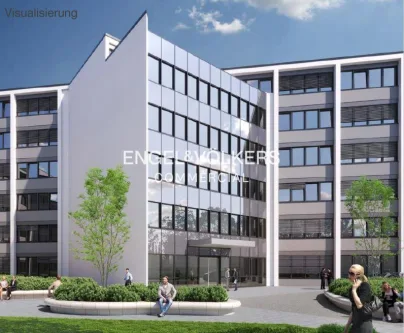 Visualisierung 1 - Büro/Praxis mieten in Hannover - Flexible Büroflächen am Mittellandkanal