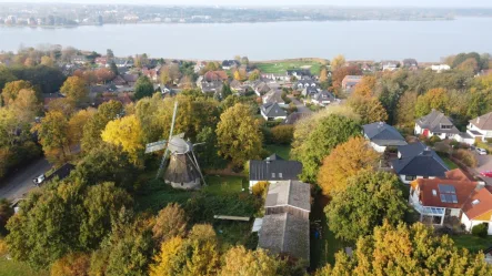 DJI_0119 verkleinert - Haus kaufen in Fahrdorf - Besonderes und vielseitig nutzbares Mühlenanwesen mit Blick auf die Schlei