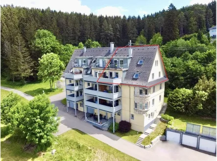 Außenansicht - Wohnung kaufen in Neufra - Neuwertige Maisonette-Wohnung mit herrlicher Aussicht