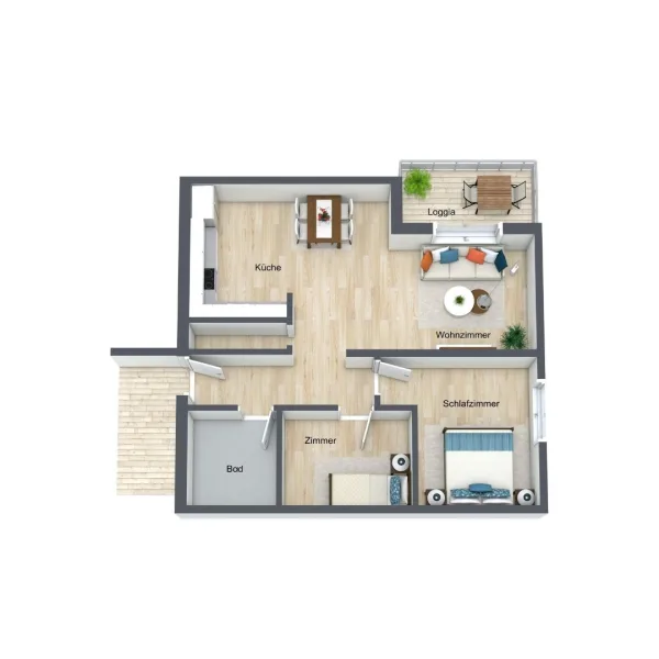  - Wohnung kaufen in Deißlingen - Moderne Dachgeschosswohnung in Deißlingen