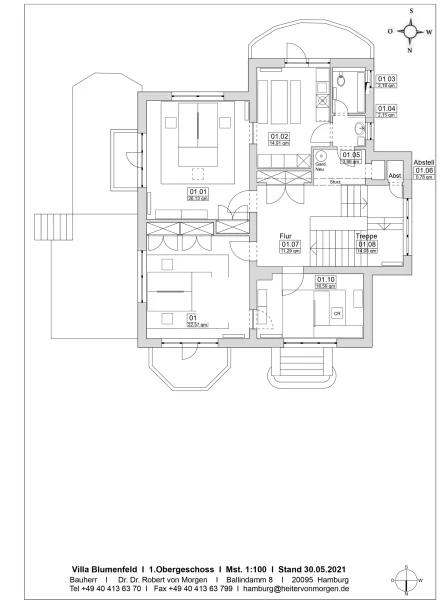 Grundriss 1.Obergeschoss