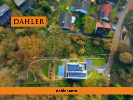 Bild mit Auffahrt - Grundstück kaufen in Gelnhausen - Traumhaftes Grundstück – 960m² Paradies für Ihr Eigenheim!