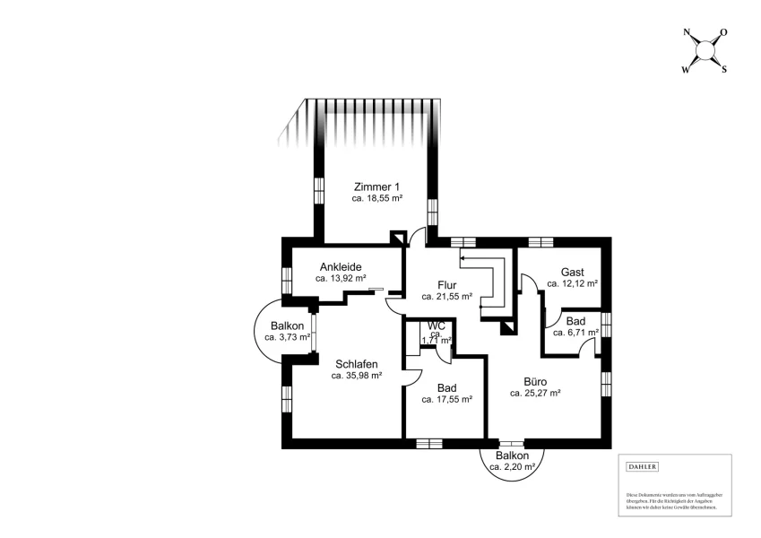 Grundriss 1. Obergeschoss