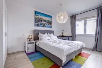 Schlafzimmer in der Einliegerwohnung