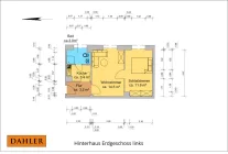 Grundriss Hinterhaus Erdgeschoss links