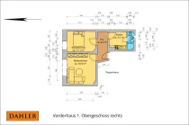 Grundriss Vorderhaus 1.OG-rechts