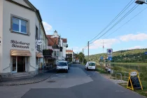 Bäckerei mit Fahrradweg