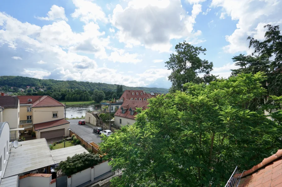 Ausblick auf die Elbhänge 