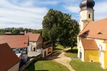 Blick auf Kirche 