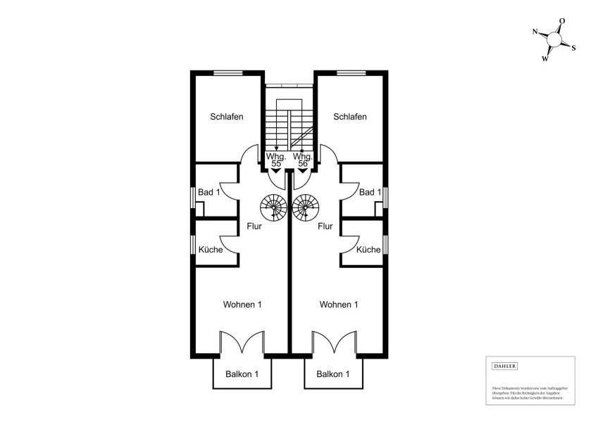 Grundriss 1. Dachgeschoss