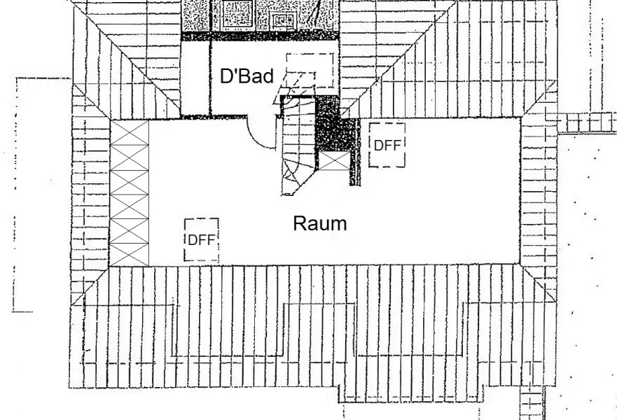 Ausgebauter Spitzboden