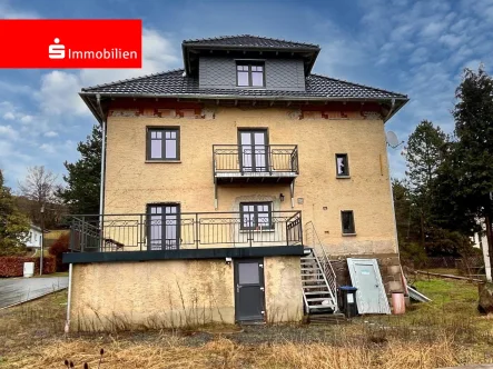 Blick vom Garten aus - Haus kaufen in Föritztal - Charmante teilsanierte Villa in Neuhaus-Schierschnitz