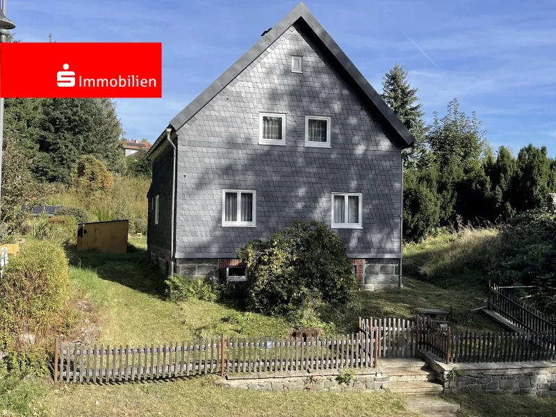 Hausansicht - Haus kaufen in Föritztal - Hier wartet ein kleines Einfamilienhaus auf den/die Richtige/n!