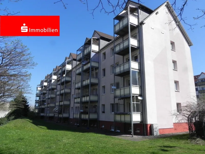 Balkonansicht - Wohnung kaufen in Erfurt - Vermögen sicher aufbauen - Kapitalanlage 