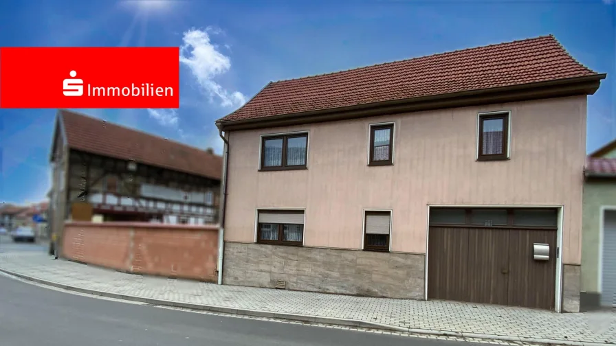 Straßenansicht - Haus kaufen in Unstrut-Hainich - Endlich Eigenheimbesitzer!