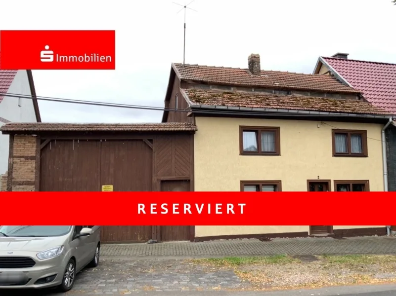 Straßenansicht - Haus kaufen in Bad Langensalza - Heimwerker aufgepasst! Frühjahrsangebot 2024