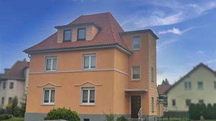 Straßenansicht - Haus kaufen in Bad Langensalza - Fabrikantenvilla -Wohnen in exklusiver Stadtrandlage