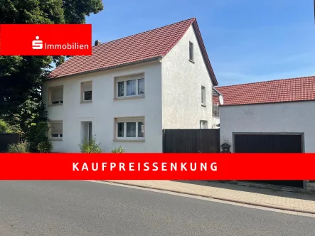 Giebelansicht - Haus kaufen in Tonna - Sofort bezugsfertig!!!Einfamilienhaus in Burgtonna zu verkaufen