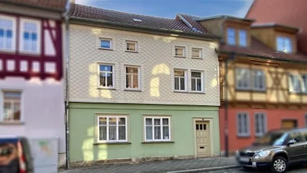 Frontansicht - Haus kaufen in Mühlhausen - Stadthaus mit Garten!!!