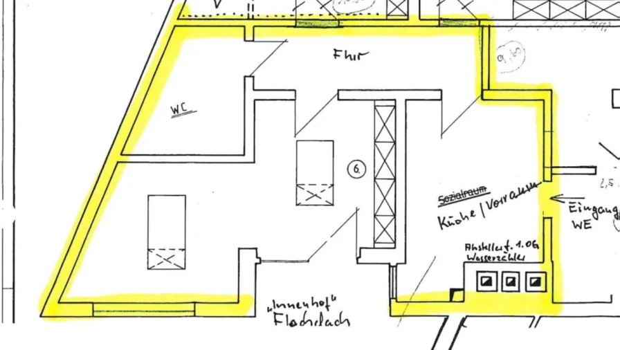 Grundriss 1RWE Steingrubenstraße A