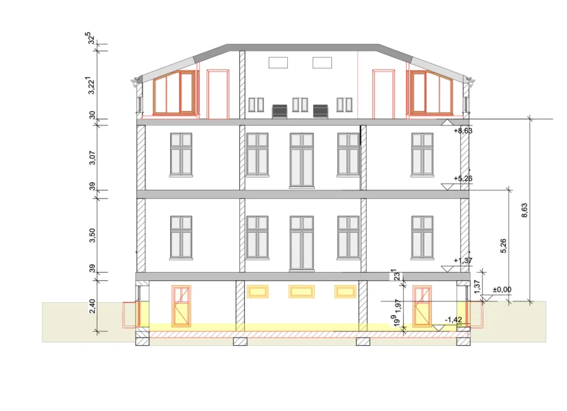 Planung Querschnitt