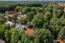 Aerial view of the property with a view of the "Wildpark"