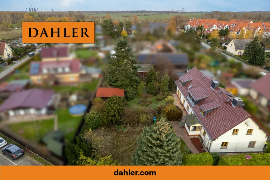 Property street frontage - Grundstück kaufen in Großbeeren / Birkenhain - Building plot in sought-after idyllic yet central location in Großbeeren