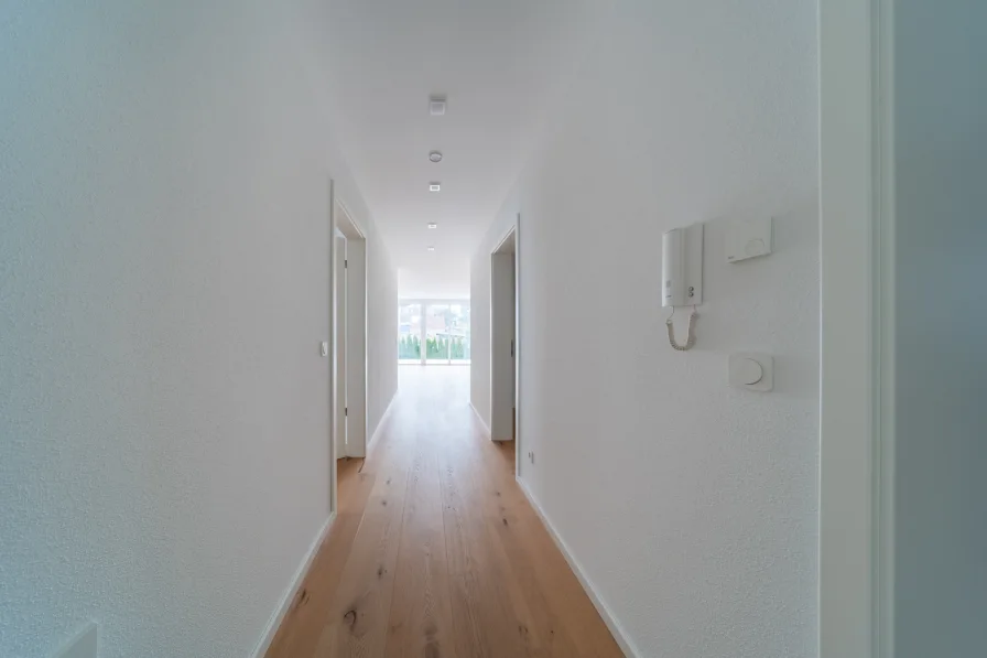 Hallway to the living area