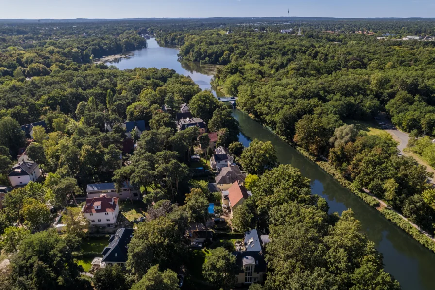 Blick zum Machnower See