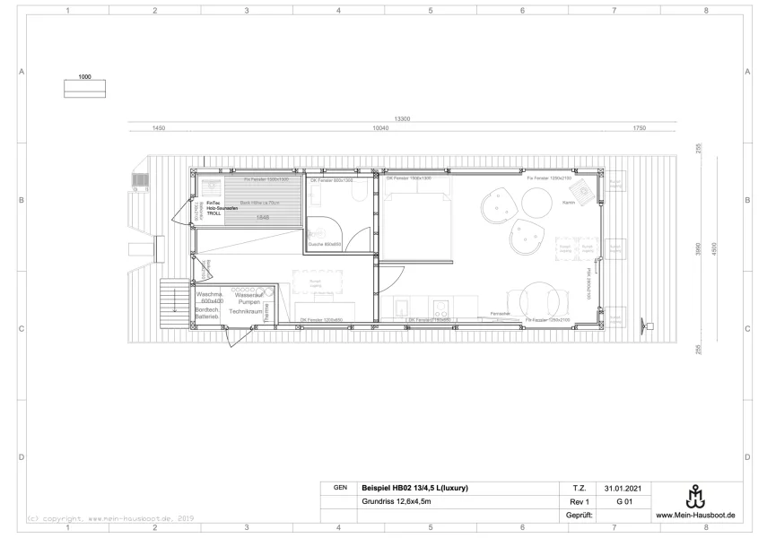 Grundriss / Individuell gestalt und anpassbar