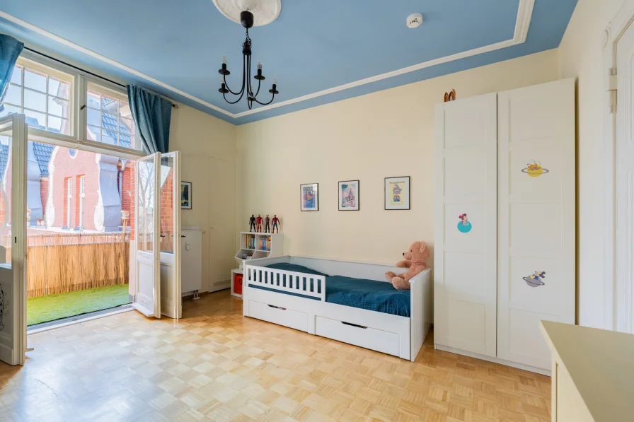 Bedroom with balcony