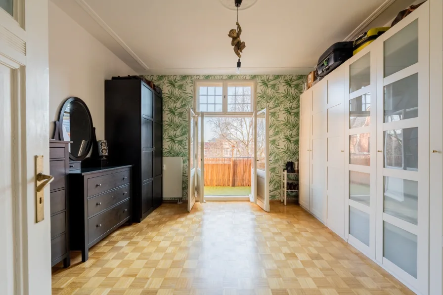 Bedroom with balcony