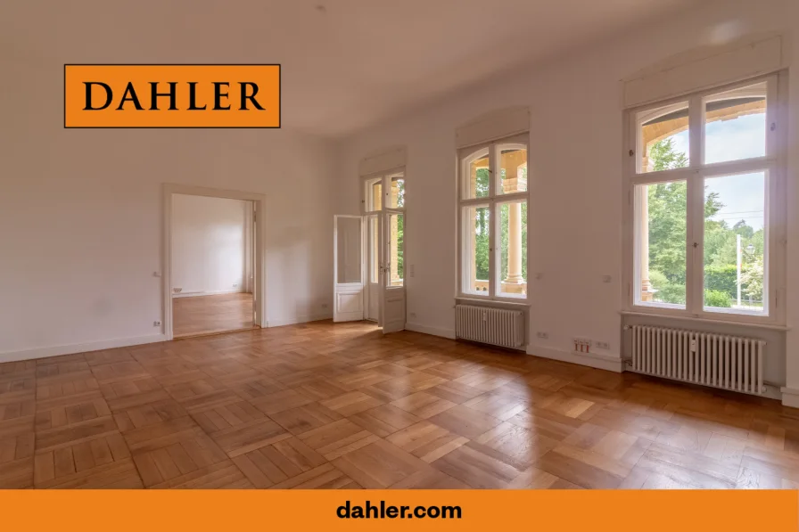 Large office - Büro/Praxis mieten in Potsdam / Nauener Vorstadt - Prestigious commercial unit in the Villa Brockhoff opposite the Russian colony Alexandrowka