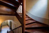 Solid wood staircase 
