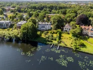 Aerial view of Villa Gumpert