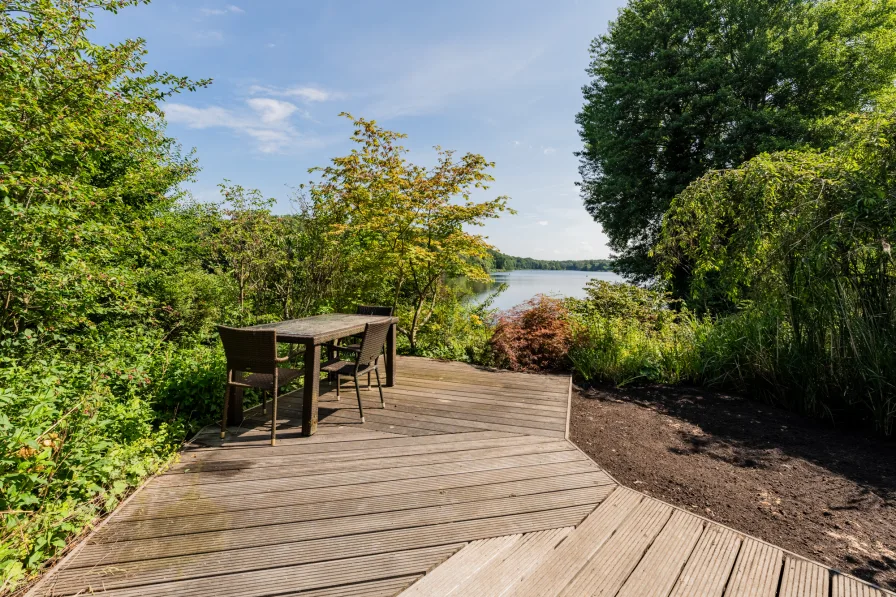 Terrace in the garden