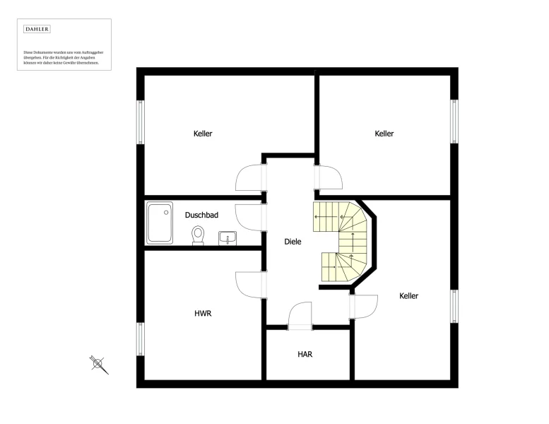 Basement floor plan