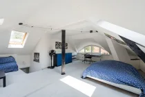 Converted attic