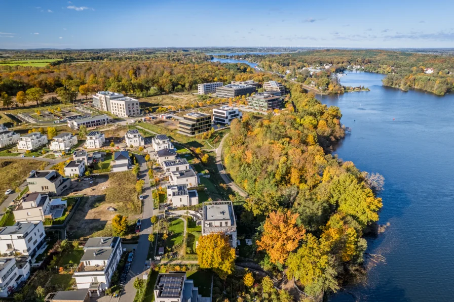 Far-reaching view over the Jungfernsee